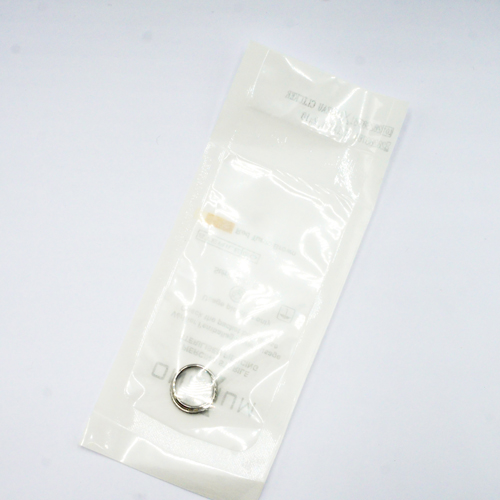 Anneau Charnière Titane Stérile motif Twist Strass Blanc | Itc