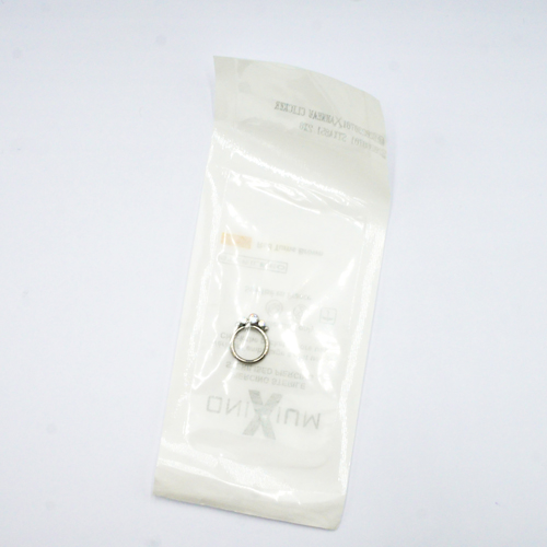 Anneau Charnière Titane Stérile motif 3 Strass Blanc | Itc