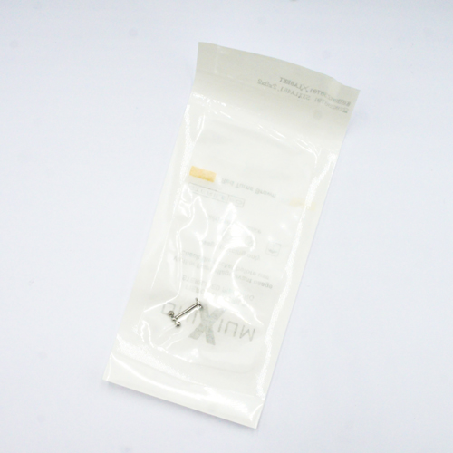Labret Titane Interne Stérile motif 3 Billes Droites | Itc