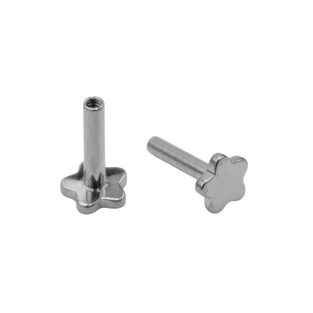 Labret Fleur 1.2x6 Titane interne | iTC
