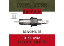 Cartouches SUPRE'M Magnum M1 Ø 0.25mm Xlong taper.