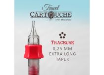 Traceuse (RL) - Ø 0,25 mm - Xlong Taper | Cartouche de tatouage Travel