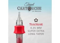 Traceuse (RL) - Ø 0,35 mm - Super Xlong Taper | Cartouche de tatouage Travel