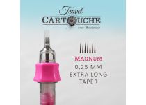 Magnum (M1) - Ø 0,25 mm - Xlong Taper | Cartouche de tatouage Travel