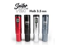 SAILOR PEN V2 Machine Tattoo rotative sans fil, 2 batteries, Hub 3.5 mm