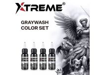 Mélange pour le Tatouage XTreme Ink Stérile Set 4x4oz/118ml  GRAYWASH..