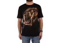 T-Shirt Homme Noir Design by LENUART