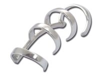 Faux piercing acier multi anneaux