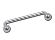Barbell surface titane stérile 1,2mm ou 1,6mm angle 90° boules 3mm Boîte 10 pcs