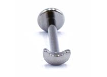 Labret titane Filetage interne stérile motif lune 1.2x8