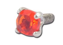 Accessoire vis interne fonte d'acier griffé cristal