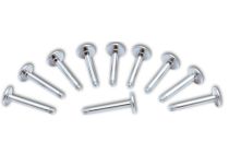 Labret acier sans boule 1,2mm en lot de 10