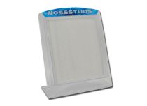 Présentoir acrrylique 12x15.5CM pour 70 studs de nez