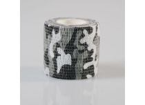 Bande protection manchon auto-adhésive CAMO NOIR 5cm x 4.50m