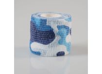 Bande protection manchon auto-adhésive CAMO BLEU 5cm x 4.50m
