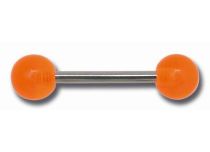 Barbell acier 2 boules acryl.