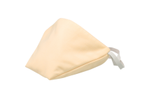 Masque d'hygiène en tissu beige - 3 plis