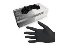 Boite de 100 gants Latex Noir UNIGLOVES non poudrés