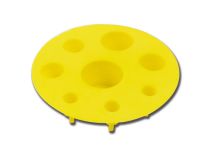 Plateau Caps Rond Jaune 8 cm | Itc