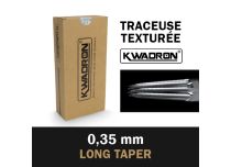 Aiguilles Texturées Traceuse (RL) stérile 0,35 mm - Long Taper | Kwadron