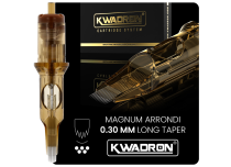 Cartouche de tatouage Magnum Arrondi (RM) - Ø 0,30 mm - Long Taper | Kwadron