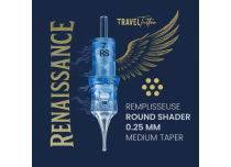 Cartouche Remplisseuse (RS) - &Oslash; 0,25 mm - Medium Taper Renaissance | TRAVEL TATTOO