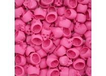 Caps Naturels Biodégradables petit crane rose x100 pcs | CRAZY CUP