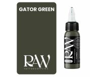 Encre de Tatouage RAW Platinum, st&eacute;rile, coloris : Gator Green