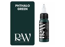 Encre de Tatouage RAW Platinum, st&eacute;rile, coloris : Phthalo Green