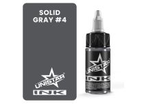 Encre de Tatouage - Stérile - SOLID GRAY #4 | UNISTAR COLORS™ Ink