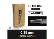 Aiguilles Traceuse Turbo (RL) stérile 0,35 mm - Long Taper | Kwadron