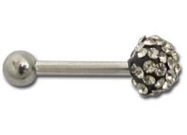 Barbell Acier boule Multicristal 3 et 5 mm | Itc