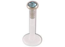 Labret BioFlex Embout Acier Cristal Coloré | Itc