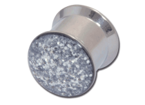 Plug Acier Vissable Épaulé à Facette Coloré avec Résine | Itc