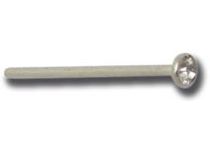 Stud Nez Droit Acier de 0.8 mm à Boule 2,3 mm - Cristal Coloré | Itc