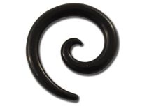 Élargisseur Spirale Silicone Noir | Itc