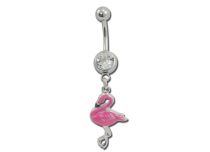 Banane Acier Fantaisie motif Flamant Rose | Itc