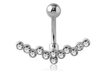 Banane Acier motif Arc de Strass | Itc