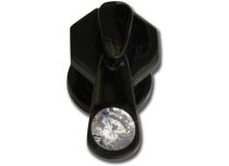 Plug Acier Noir Cristal  Zip | Itc