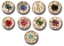 Tête Push Clip Acier Multicristal Coloré | Itc