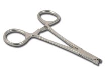 Pince Inox pour pose dermal de 5 mm long. 11 cm