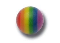 Lot de 5 Boules Acrylique Arc-en-ciel |Itc