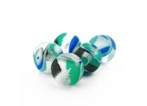 Lot de 5 Boules Acrylique Vagues N°1 |Itc