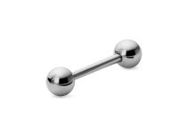 Barbell titane interne 1.2x9 métal boules 3mm