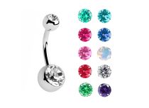 Banane Acier Double Cristal Colorés | Itc