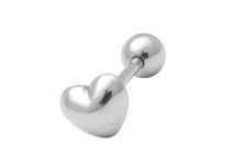 Barbelle Acier motif Cœur 8 mm | Itc