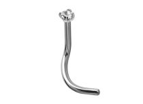 Stud Nez Acier Diamant Griffé | Itc