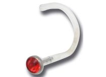 Stud Nez BioFlex 1 mm Embout Titane Cristal Coloré | Itc