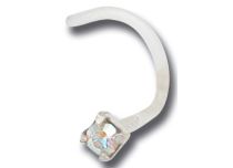 Stud Nez BioFlex 0,8 mm Embout Cristal Coloré | Itc