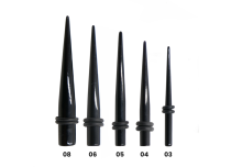 Elargisseur noir droit Tige - plusieurs tailles disponibles.